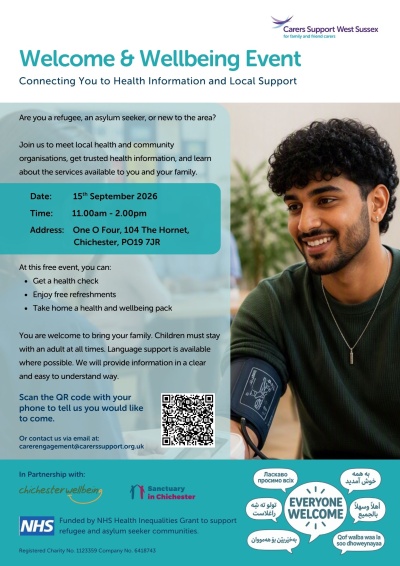 Welcome, Wellbeing & Health event